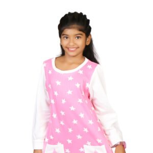 barbie girls star aop pocket printed dress bkd0091